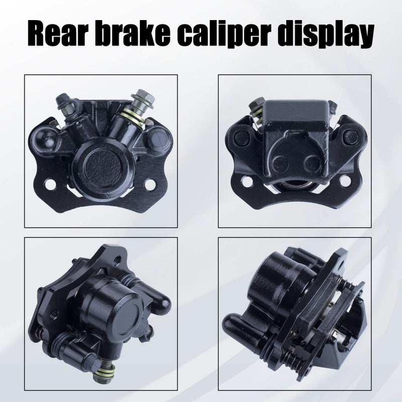 MWMNUN Chinese Rear Brake Caliper Compatible with 90cc 110cc 125cc 150cc 200cc ATV Go Kart Taotao Four Wheeler Coolster Kazuma Roketa Sunl Baja Kinroad Trailmaster XRX 150 250 GT Tomberlin Crossfire - Image 3